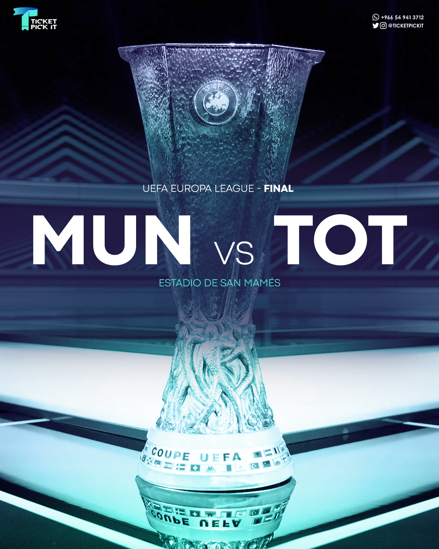 Tottenham vs Man Utd - Uefa Europa League Final Tickets - Wed 21 May 2025