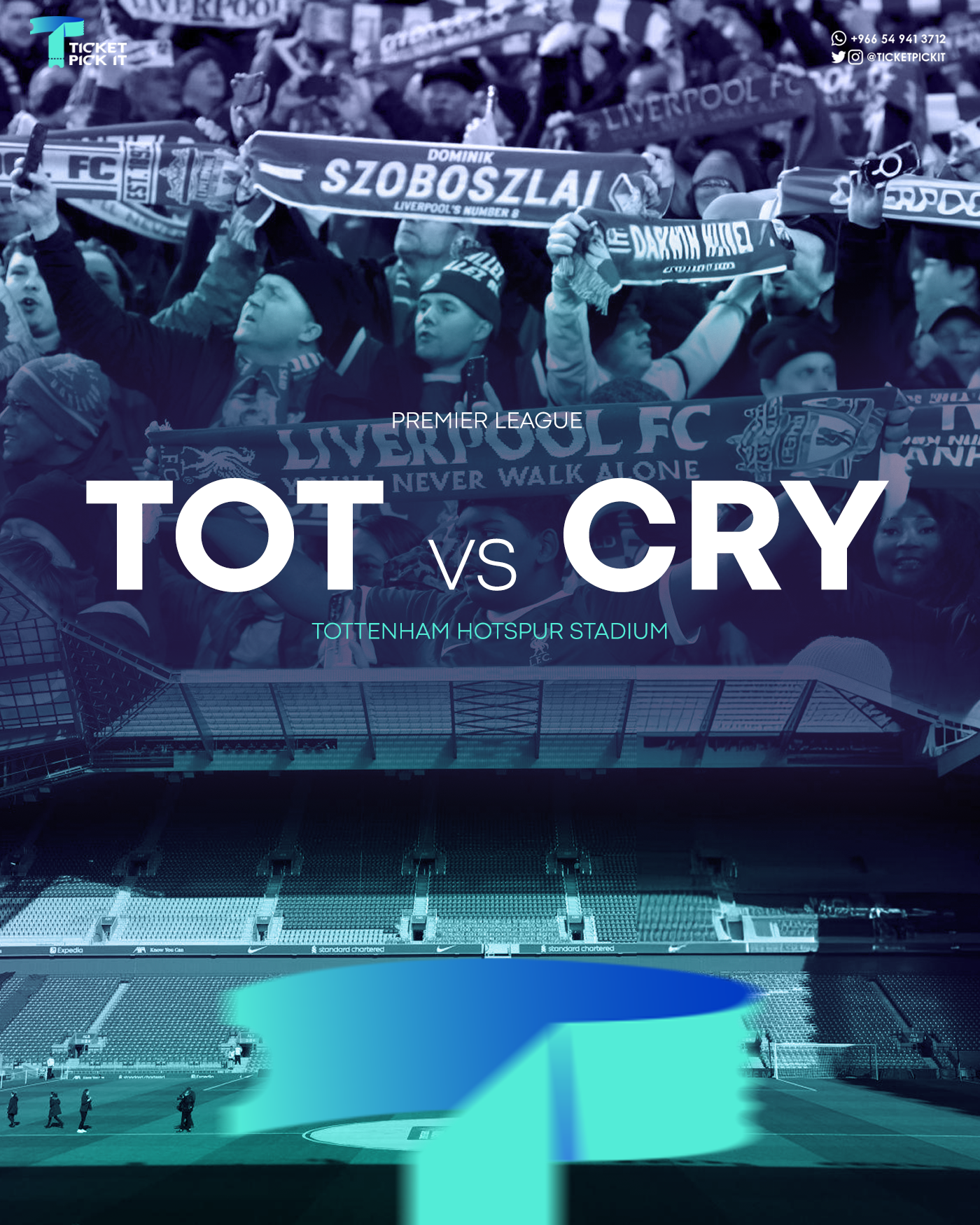 Tottenham Hotspur vs Crystal Palace FC Tickets - Sat 10 May 2025
