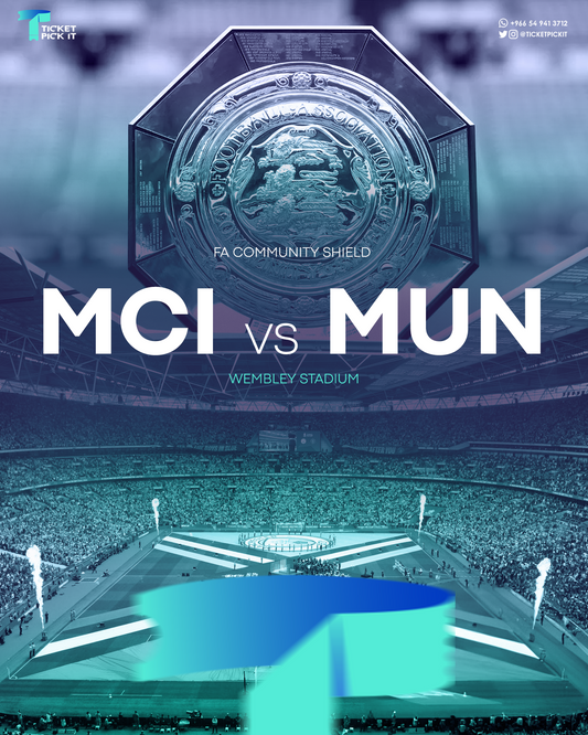 Manchester City FC vs Manchester United FC - FA Community Shield Tickets  - Sat 10 Aug 2024