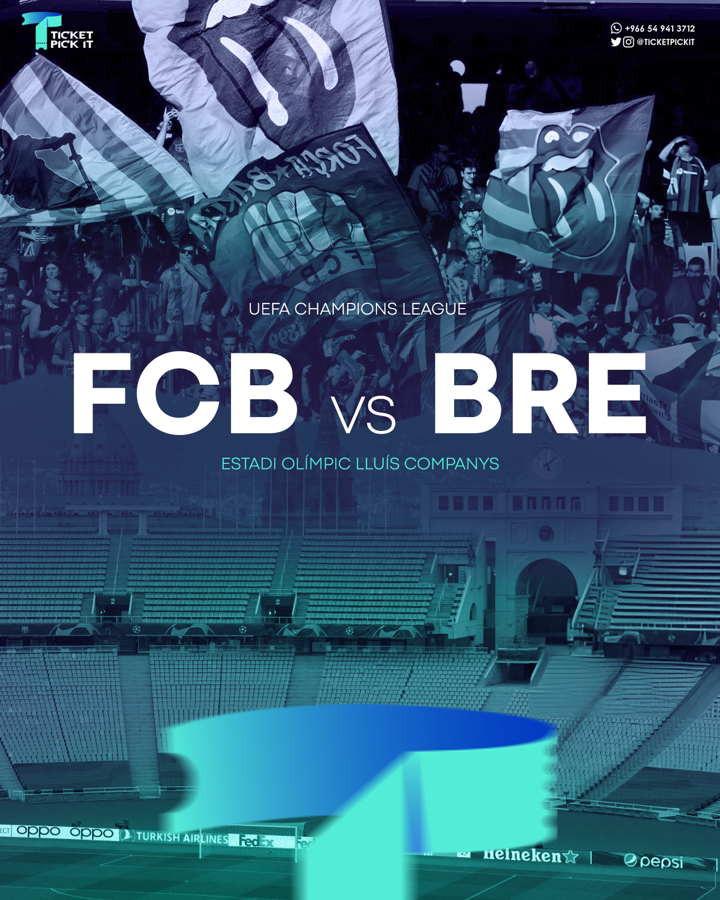 FC Barcelona vs Brest - Group Stage Tickets - Tue 26 Nov 2024