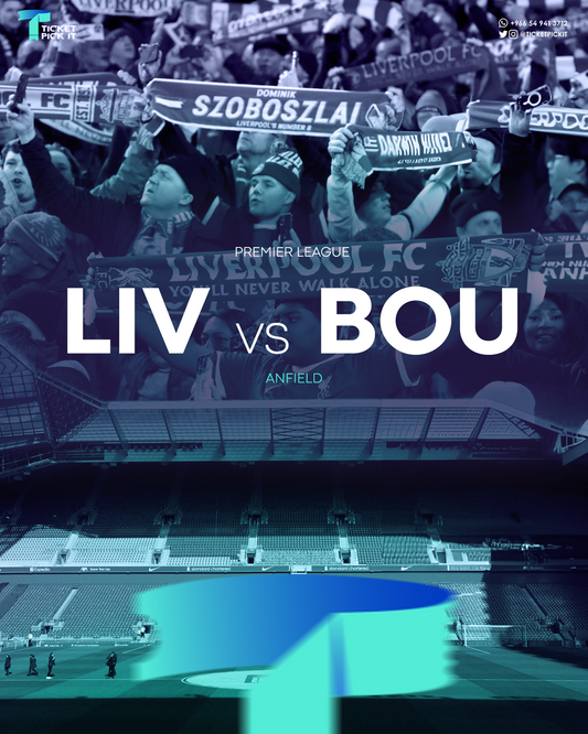 Liverpool FC vs Bournemouth FC Tickets - Sat 21 Sep 2024