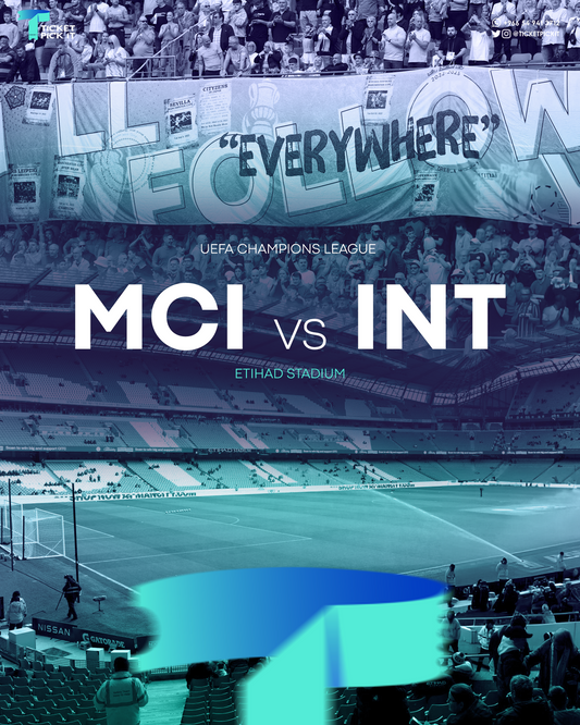 Manchester City FC vs Inter Milan FC- Group Stage Tickets - Wed 18 Sep 2024