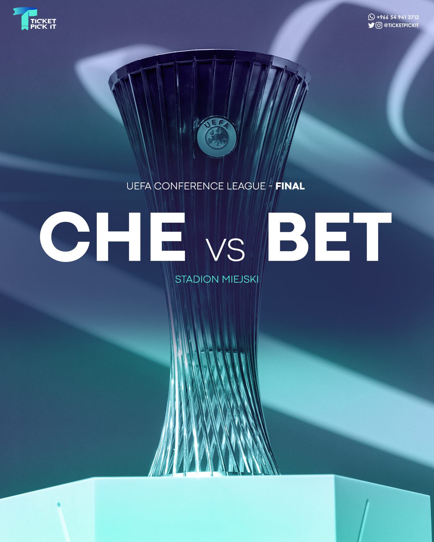 Chelsea vs Real Betis - Uefa Conference League Final Tickets - Wed 28 May 2025