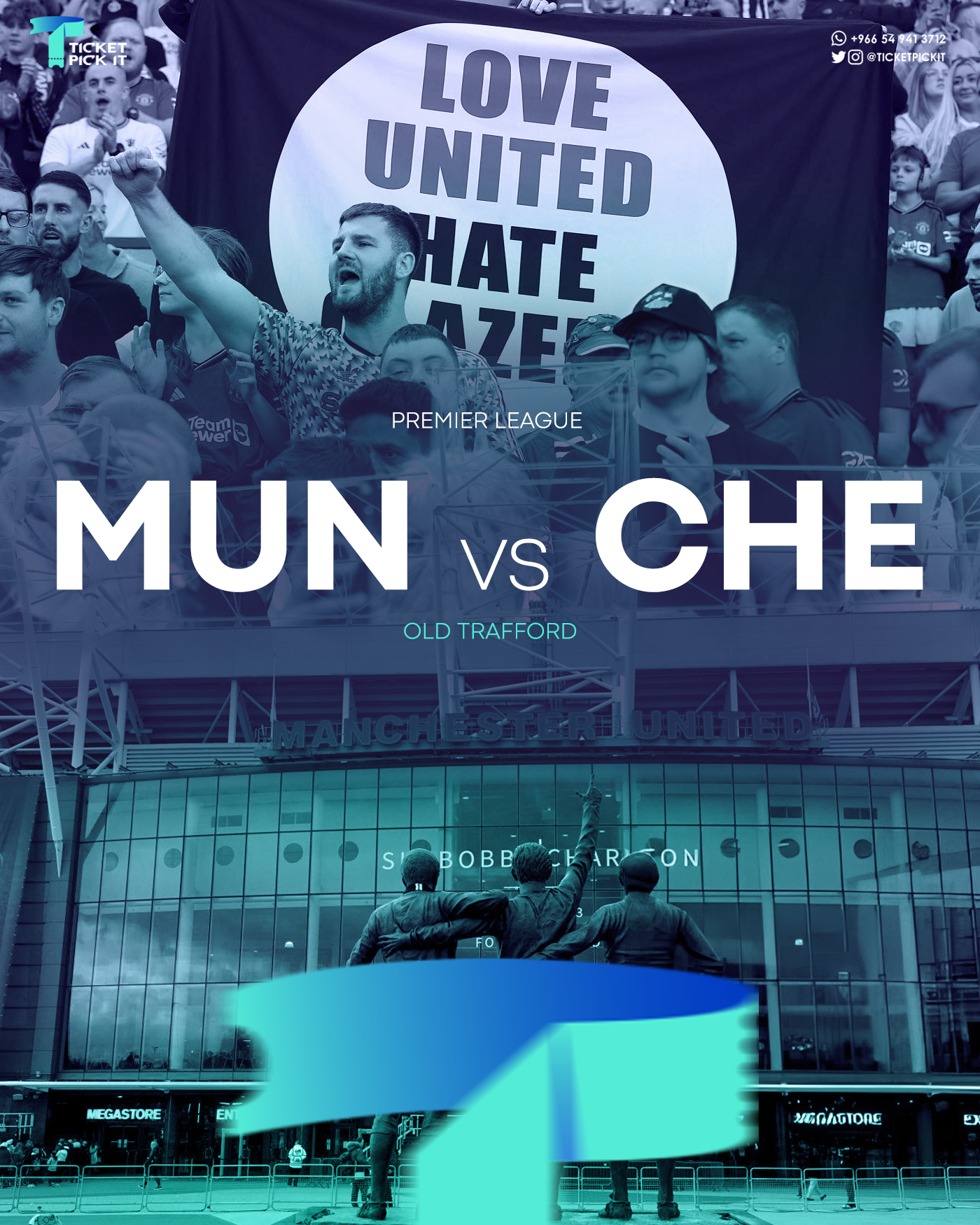 Manchester United vs Chelsea Tickets - Sat 02 Nov 2024