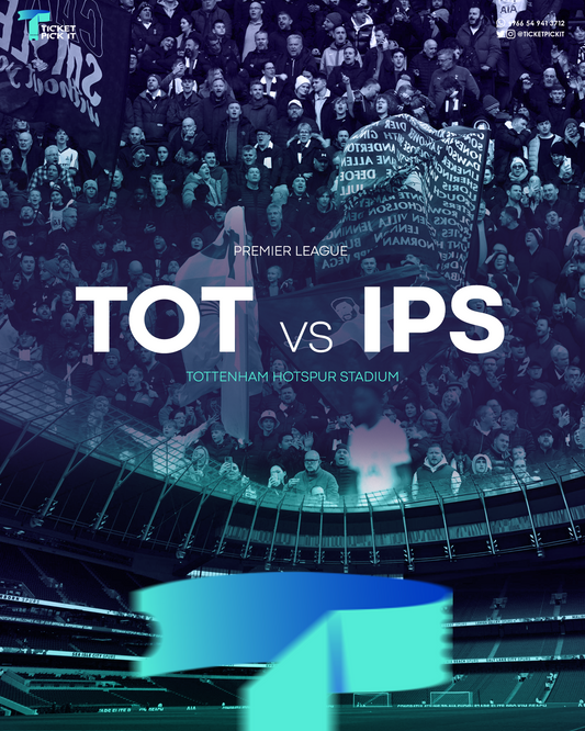 Tottenham Hotspur vs Ipswich Tickets - Sat 09 Nov 2024