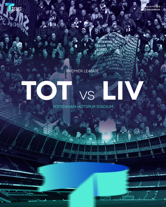 Tottenham Hotspur vs Liverpool Tickets - Sat 21 Dec 2024