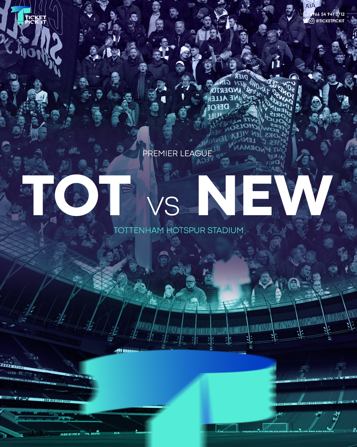 Tottenham Hotspur vs Newcastle Tickets - Sat 04 Jan 2025