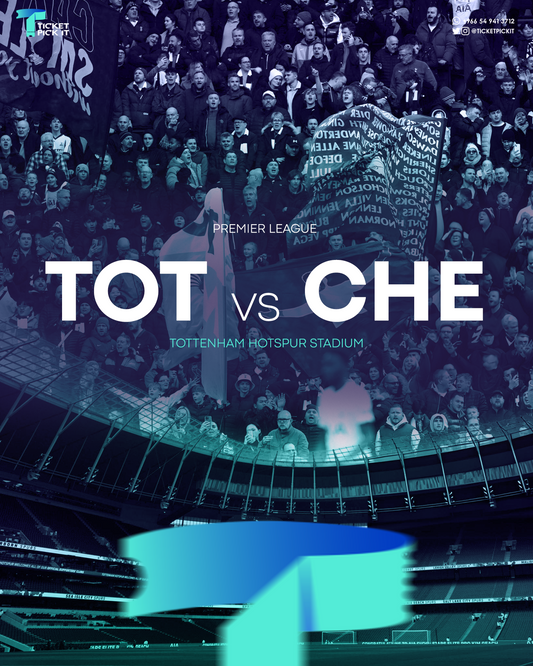 Tottenham Hotspur vs Chelsea Tickets - Sat 07 Dec 2024