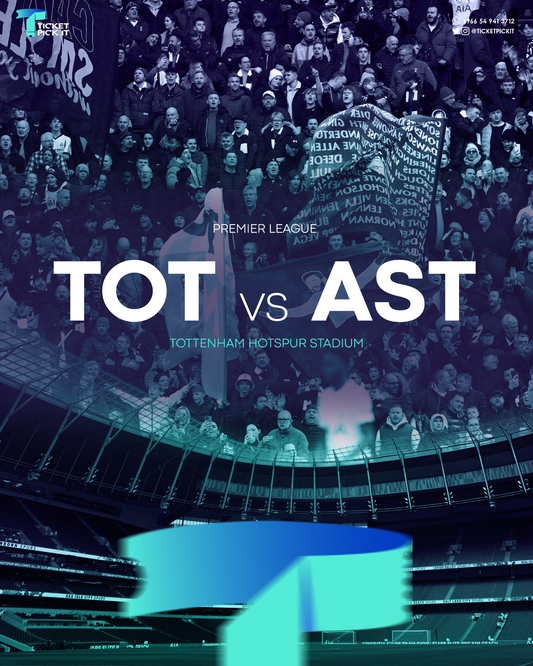 Tottenham Hotspur vs Aston Villa Tickets - Sat 02 Nov 2024